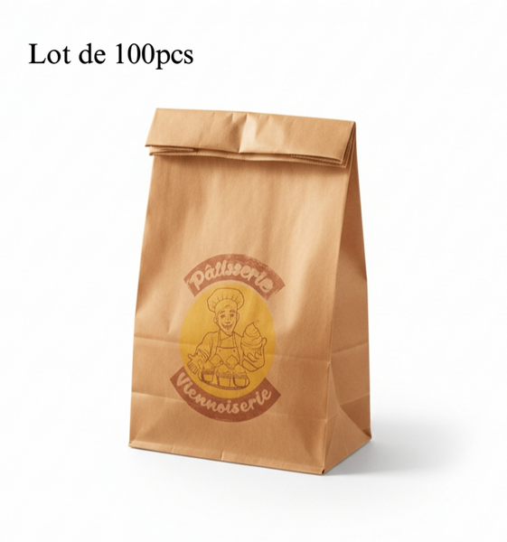 Sacs en papier kraft pour boulangerie