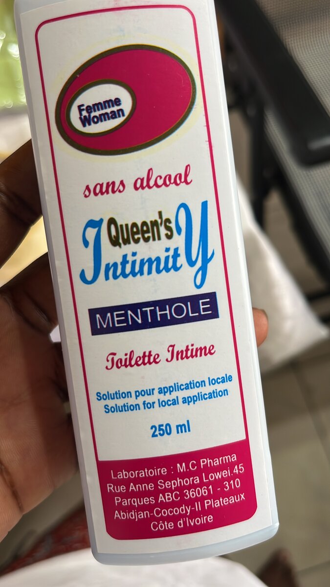 Solution Intime Mentholée 250ml