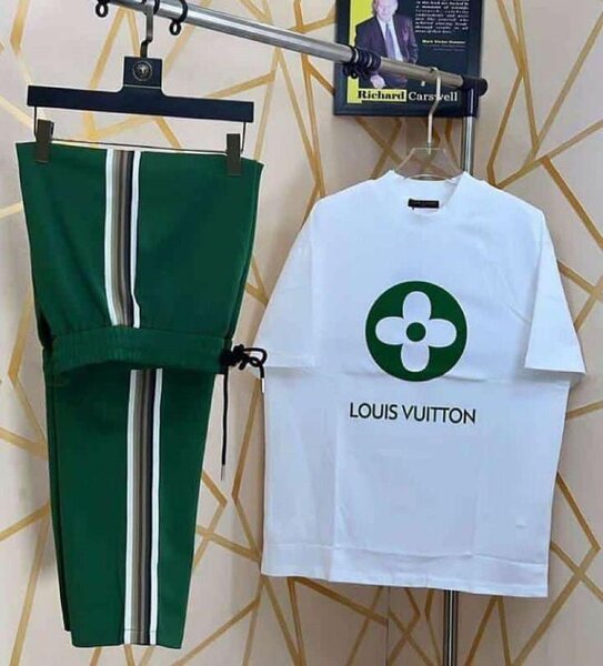 Jogging à motif et logo