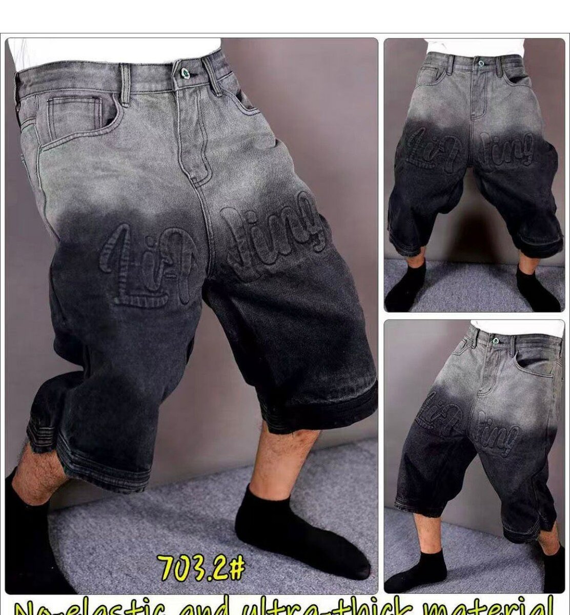 Bermudas en denim tendance