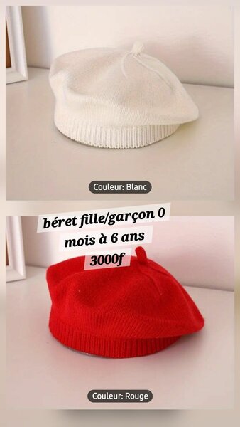 Béret Enfant Coton Doux