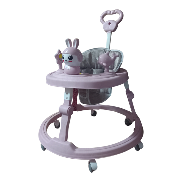 Trotteur Bébé Rose Lapin