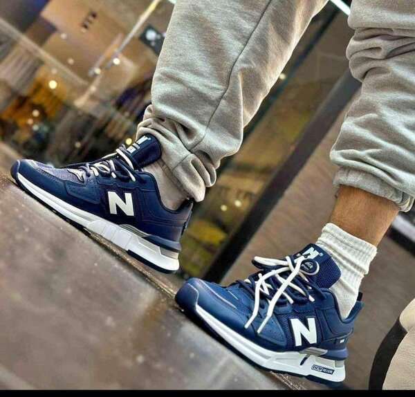 Sneakers bleu confort