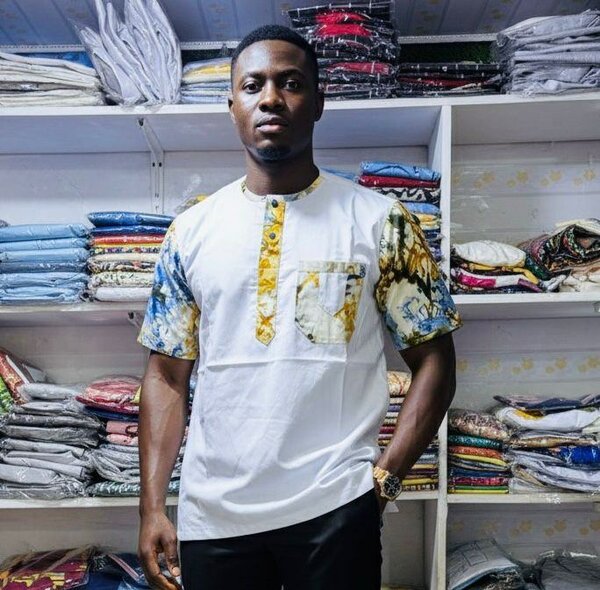 Chemise en pagne pour homme