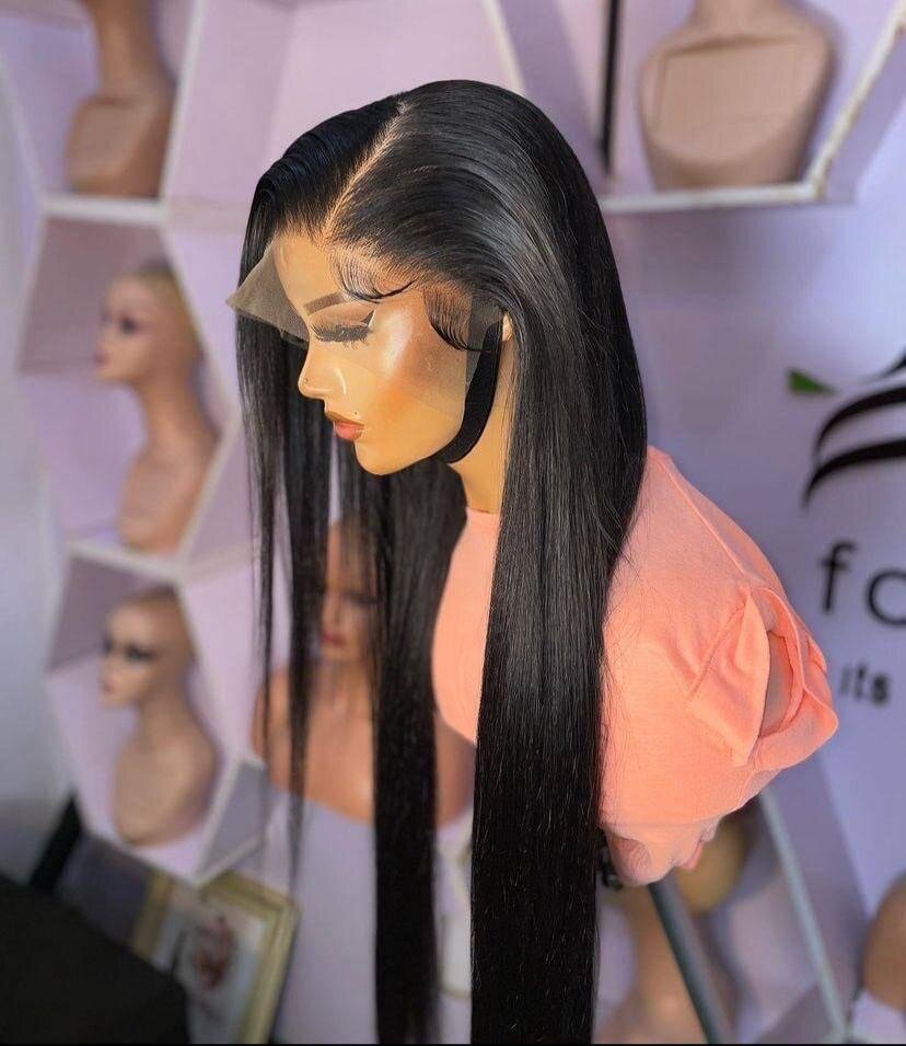 Perruque lace front longue