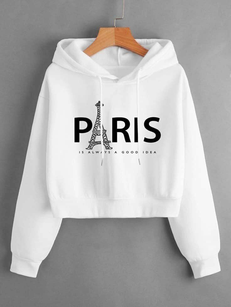 Crop top hoodies