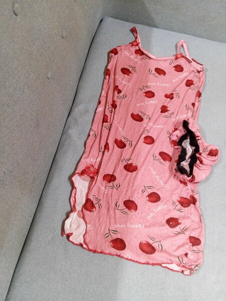 Nuisette en coton colorée