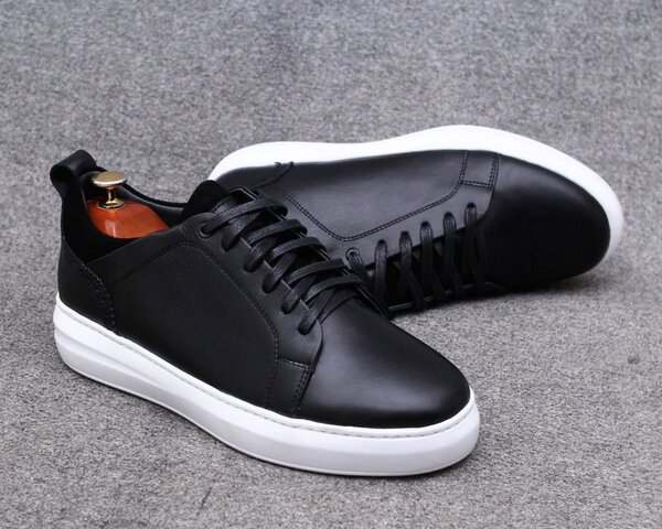 Sneakers en cuir pour hommes