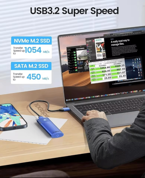 Boitier SSD NVMe USB-C