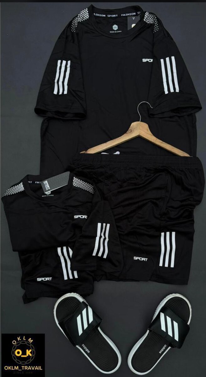 Ensemble de sport noir