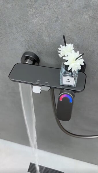 Gun gray Hot & Cold Shower