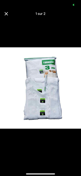 Lot de 3 T-shirts Blancs