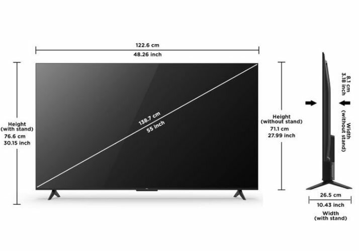 TCL Google TV 55" P635