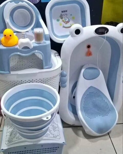 Ensemble baignoire pliable