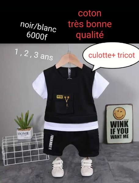Ensemble Enfant Coton Stylé