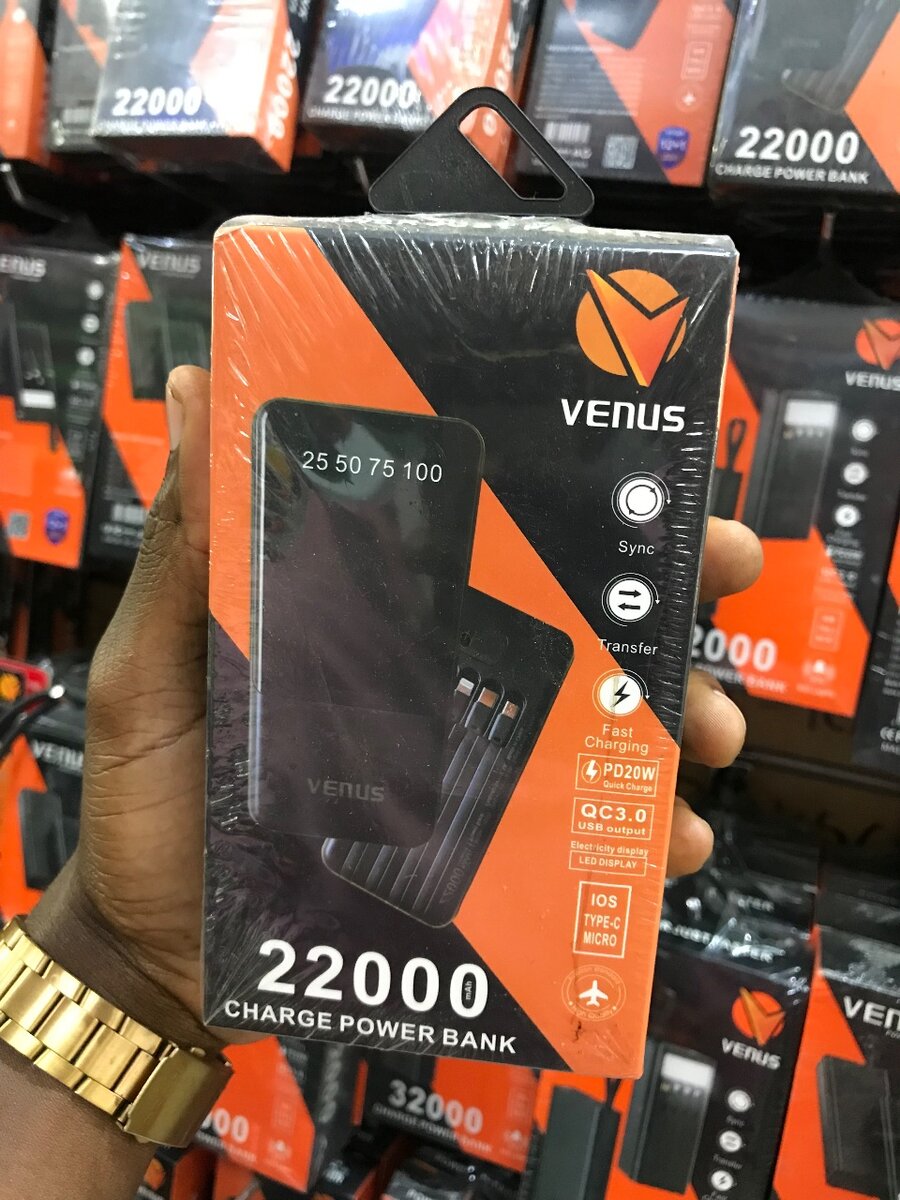Venus powerbanks (22,000mAh)
