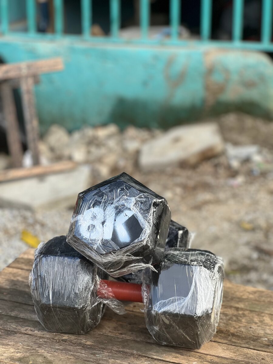 Haltères hexagonales 8 kg