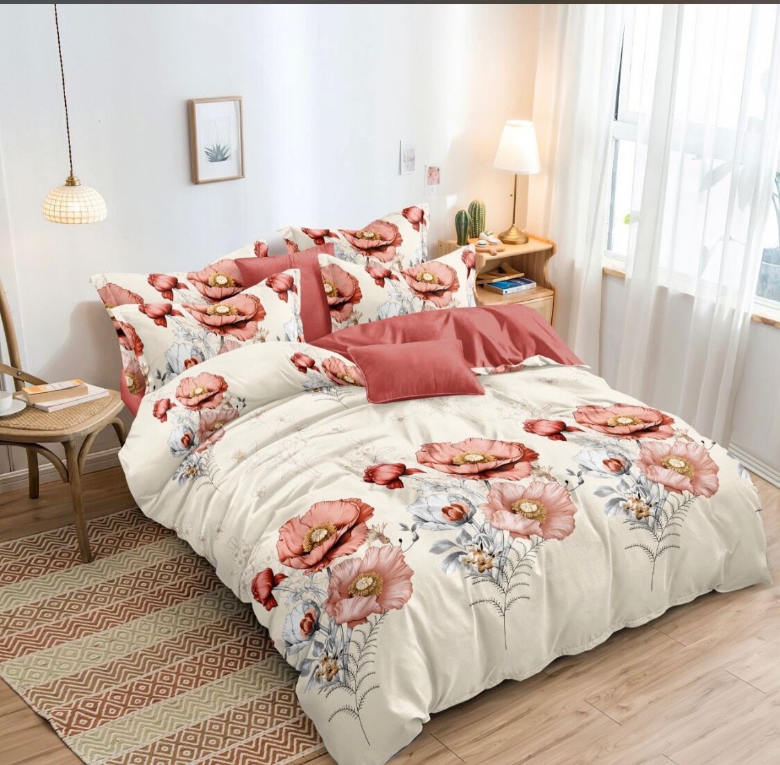 5 pillow cases 2 bedsheets