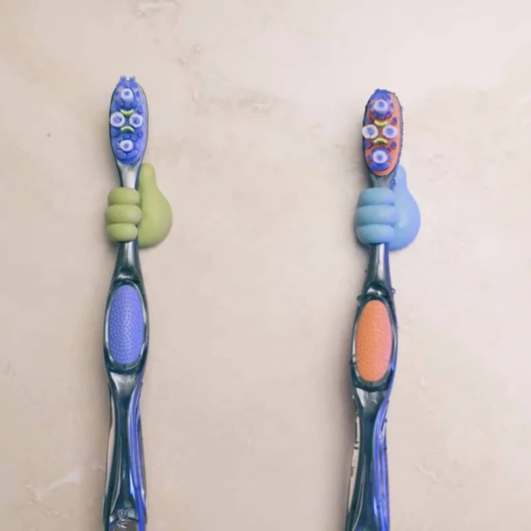 Clip câble coloré en forme de main