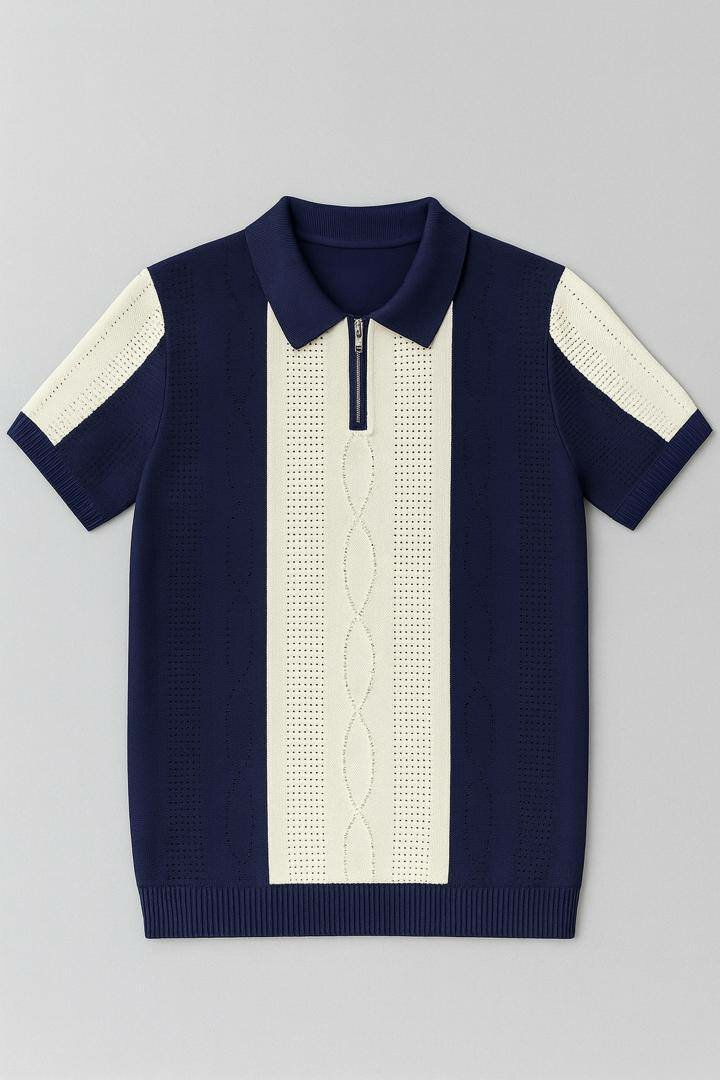 Polo en maille respirante homme