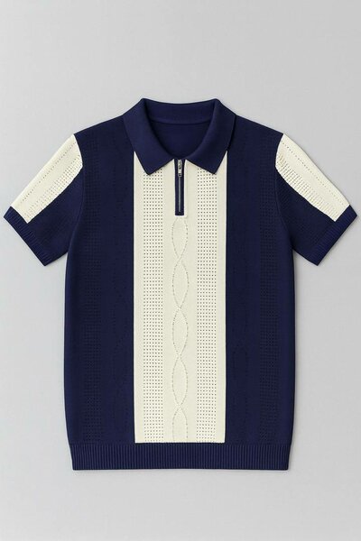 Polo en maille respirante homme
