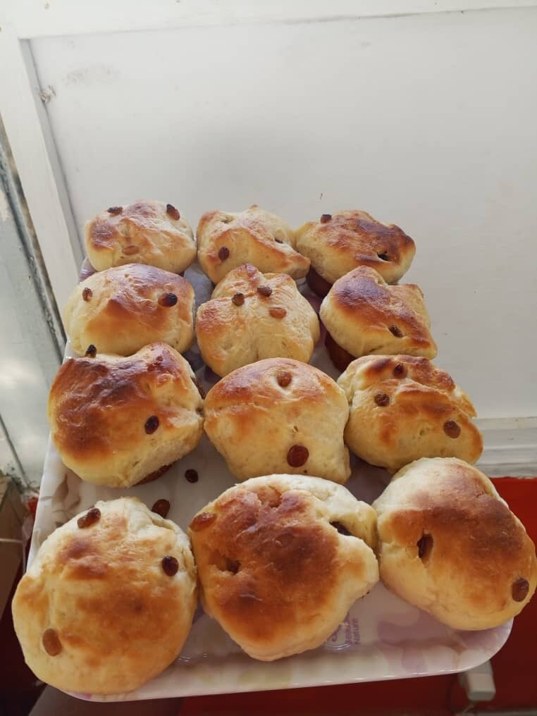 Petits pains aux raisins