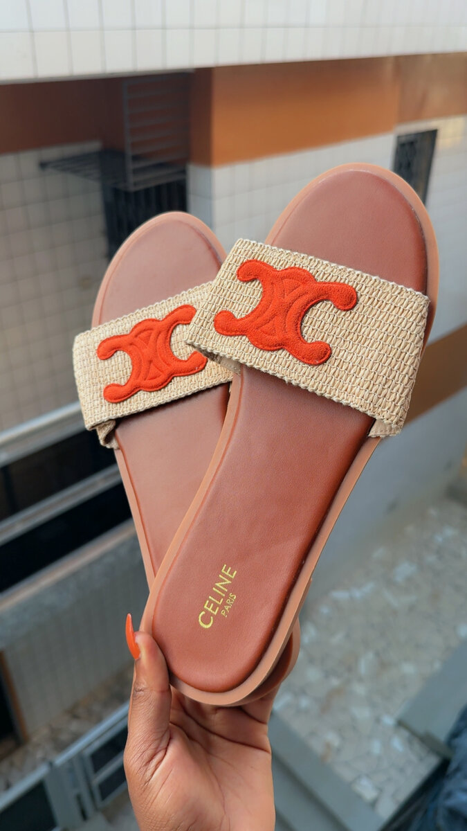 Sandales en paille chic