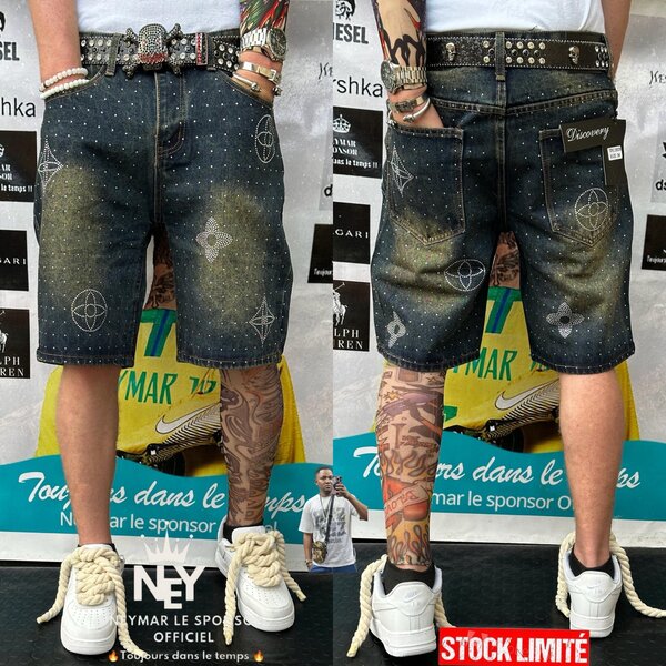 Shorts en denim stylés homme