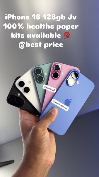 iPhone 16 128gb Jv Brand new phone available at best price