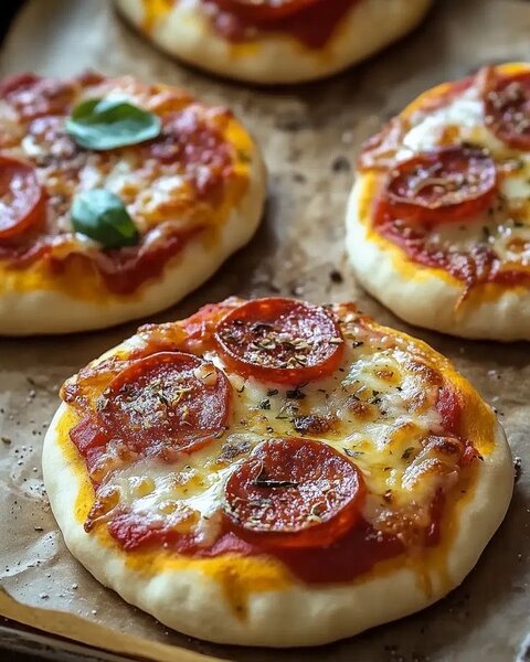 Mini Pizzas Gourmandes