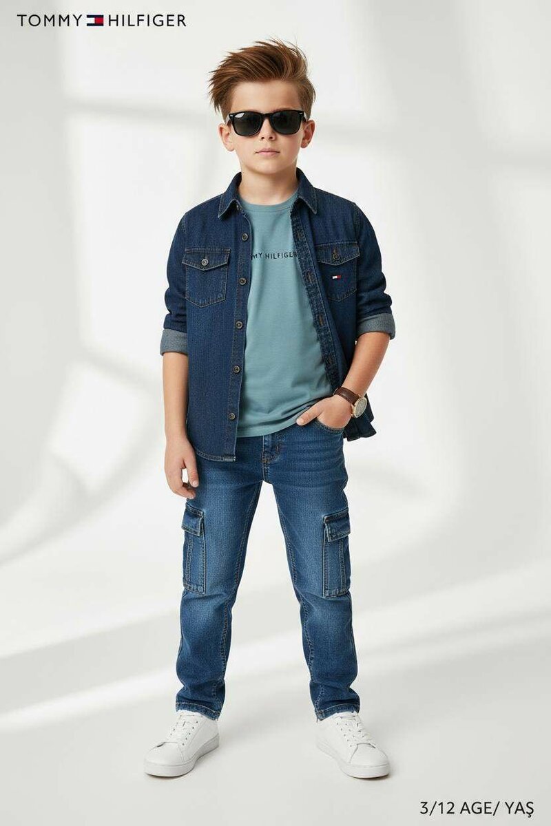 Ensemble style garçon décontracté