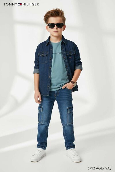 Ensemble style garçon décontracté