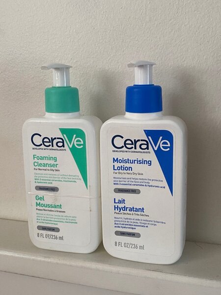 Duo Cerave gel  et lait corps