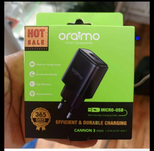 Chargeur rapide Oraimo USB
