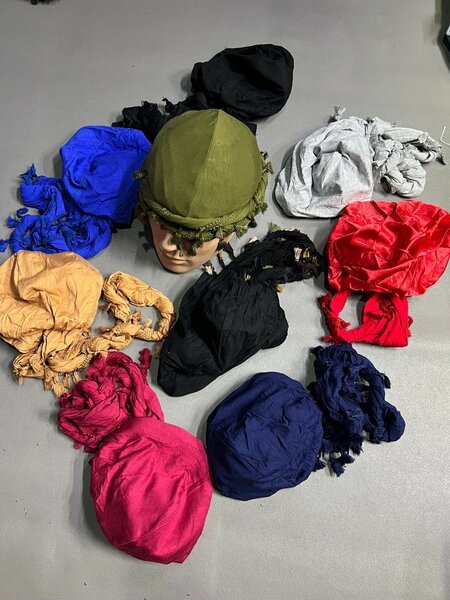 Foulards colorés en coton léger