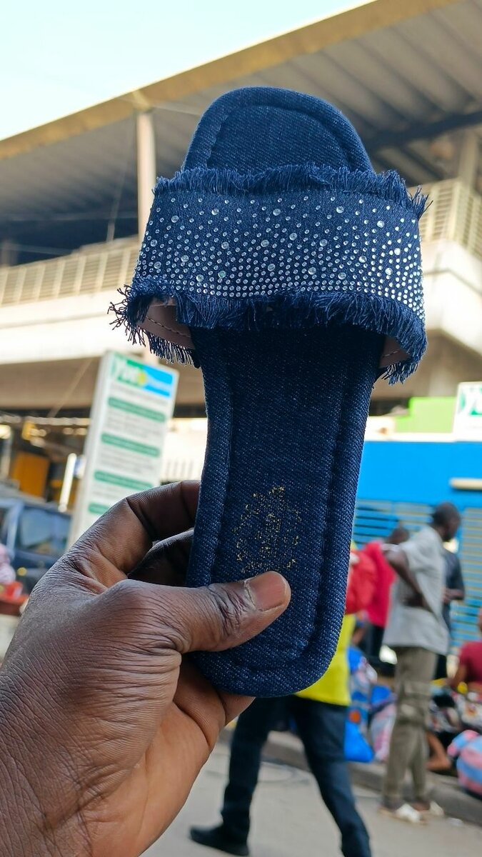 Mules en denim tendance