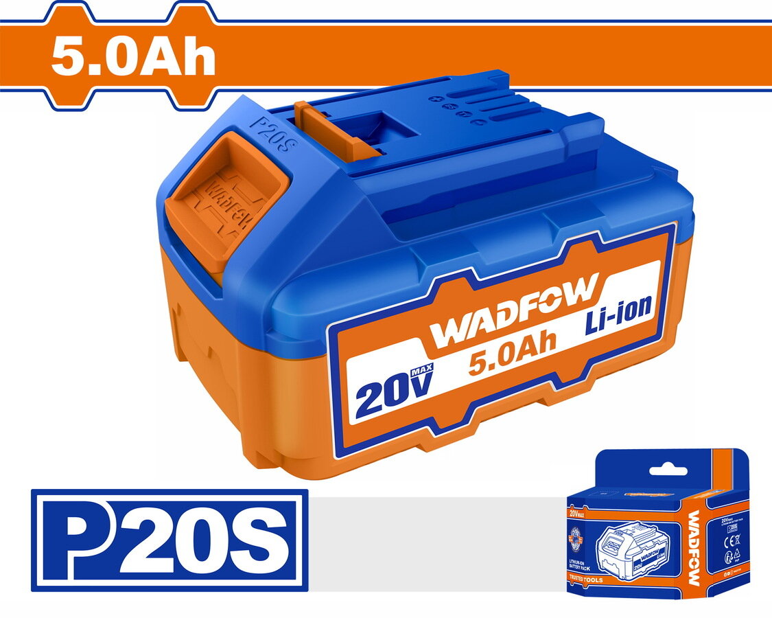 Batterie Wadfow 20V 5.0Ah Li-ion