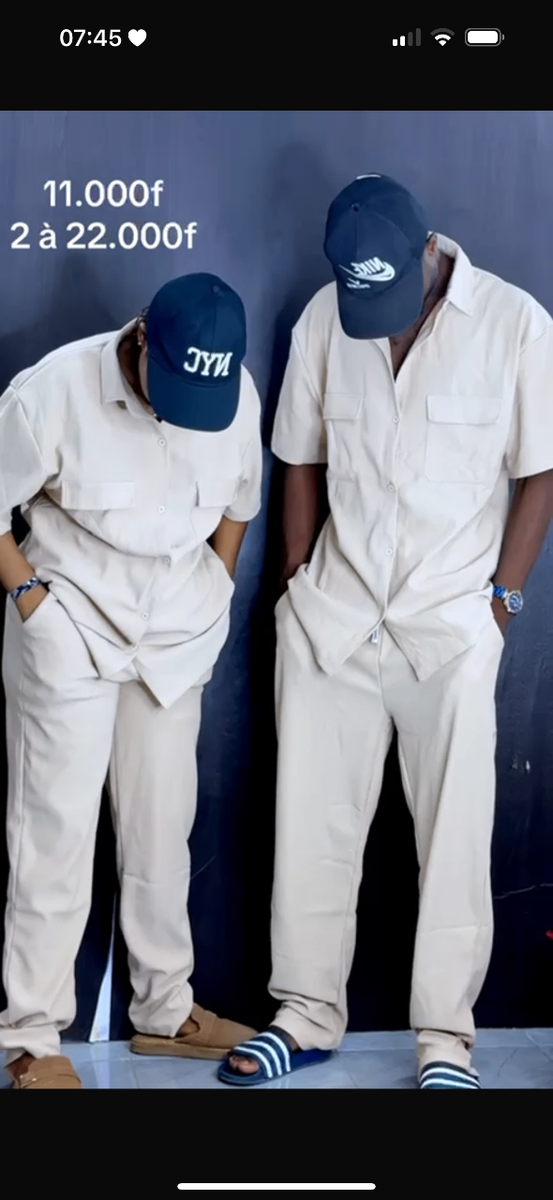 Combinaison Unisexe Décontractée