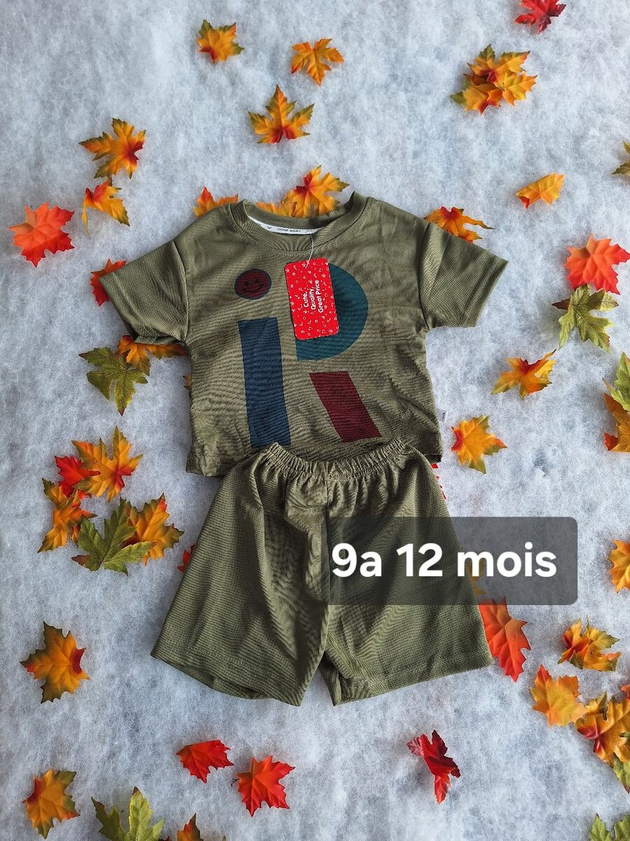 Ensemble enfant coloré mode