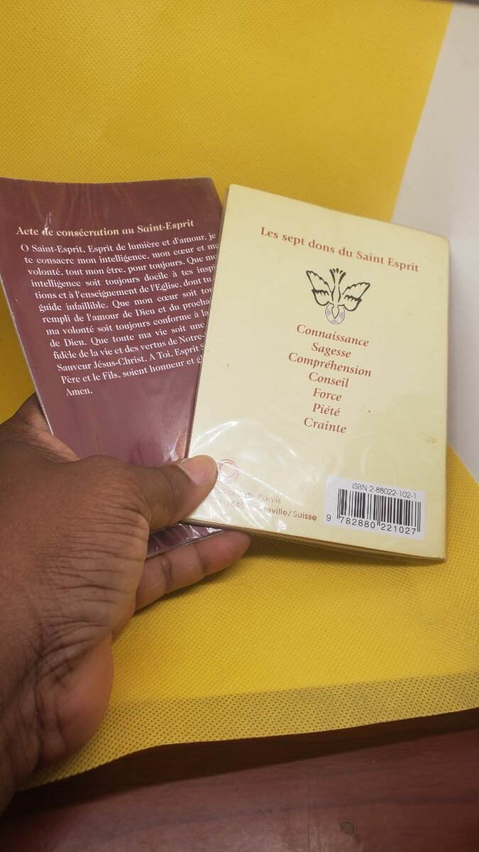 2 livrets sur l'Esprit Saint