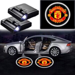 Car door emblem lights