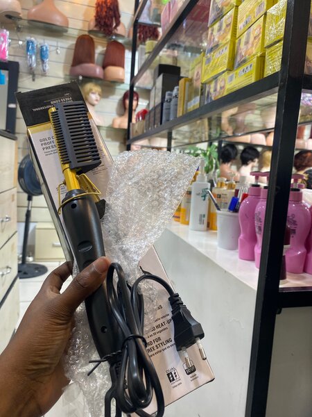 Peigne Chauffant Électrique Cheveux