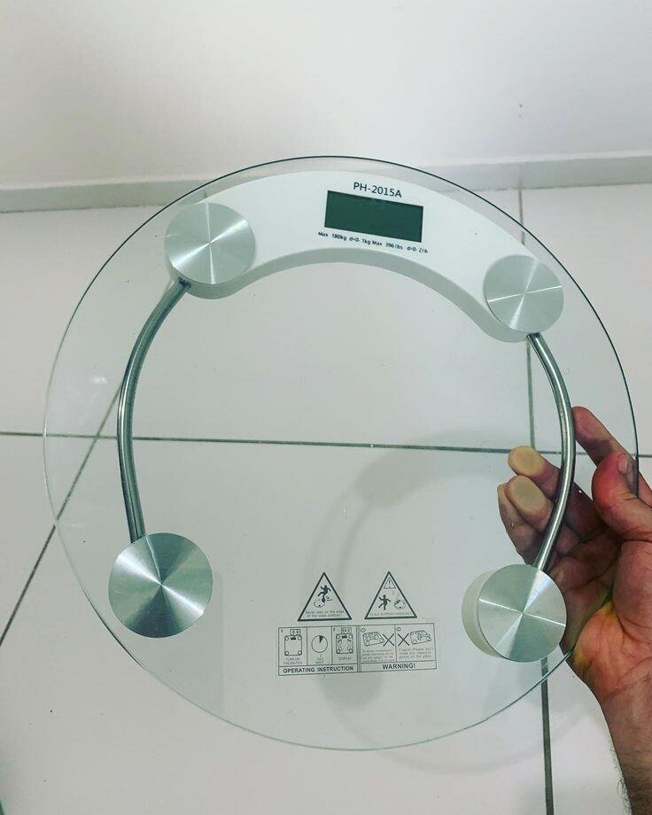 Pèse-personne Digital en Verre