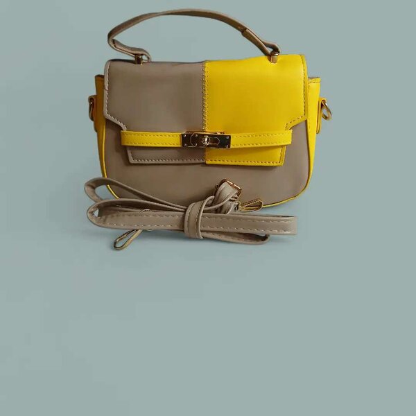 Sac à main bicolore élégant