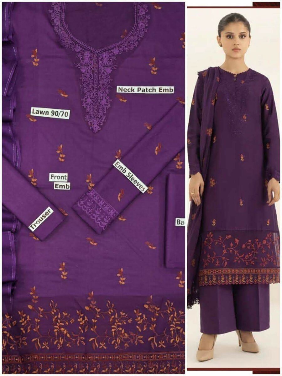 3pc unstich ladies suits