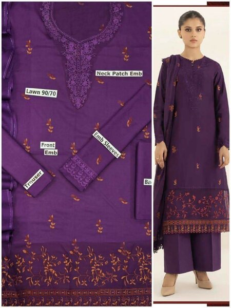 3pc unstich ladies suits