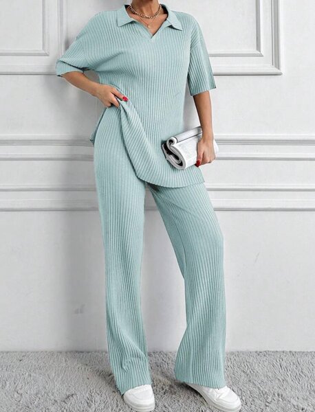 Ensemble décontracté en tricot