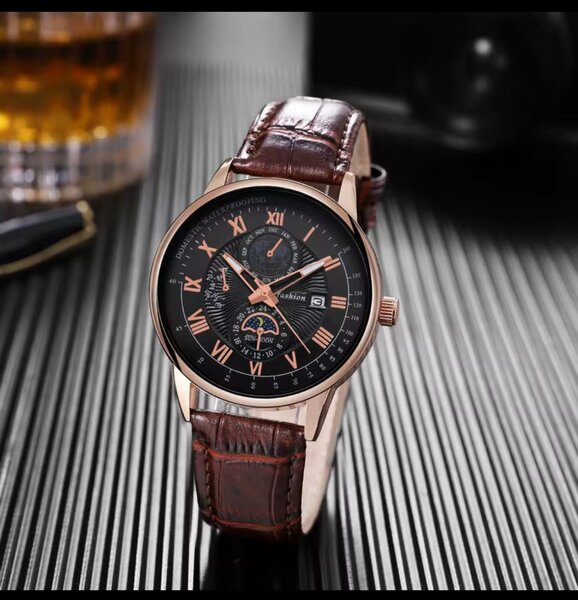 Montre Homme Élégante Cuir