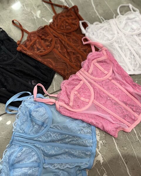 Bustier en dentelle sexy