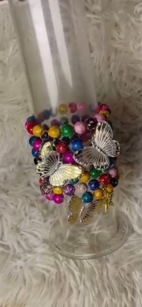 Bracelets charms colorés